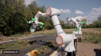 AI TRASH HUNT: Robot AI Targets Waste That Machine Misses.