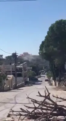 SOUTHERN LEBANON: Israel Unleashes Air Raids and Artillery Barrages Across Southern Lebanon Border Zone.