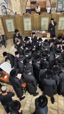 The Erlau Rebbe Shlit"a Now in Meron