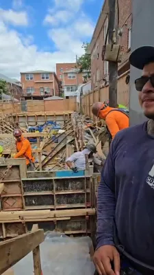 Construction in Full Swing for the New Beis Medrash 'Merkaz Klal Chasidi L'Torah U'Tefillah' of Khal Ateres Tzvi of Liska