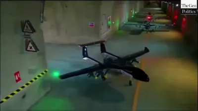 HIDDEN ARSENAL: Video Reveals Iran's Underground Tunnels Packed With Armed Drones.