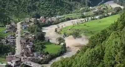 HIMALAYAN HORROR: Flash Flood Tears Through Nepal's Rasuwa District.