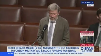 $3.3 BILLION FIGHT: Massie's Israel Aid Cut Divides House Democrats
