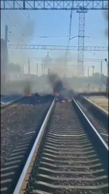 DOUBLE-TAP TERROR: Russian Drones Kill Rail Conductor, Torch Ukraine Trains