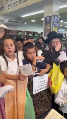 VIDEO: Tinokos Shel Beis Rabban Join the Tefillos as Uman Fills Ahead of Rosh Hashanah