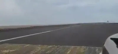 RUNWAY TAKEOVER: Houthi Trucks Roll Across Captured Airport