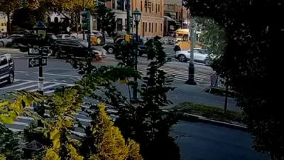 CHASDEI HASHEM: School Bus Slams Into Crown Heights Building; No Children Aboard [VIDEO]
