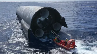 TOO BIG TO SINK: SpaceX's Starship Survives Ocean Splashdown Intact