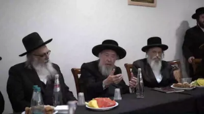 Ukrainian Government Officials in a Special Meeting with Breslov Rabbanim, Mashpiim, and the Chairman of Ichud Breslov Ahead of the Massive 'Kibbutz' in Uman