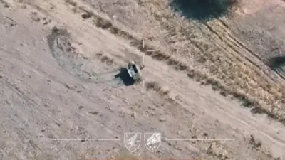 ROBOT RAMS DRONE: Ukrainian Ground Vehicle Knocks Russian FPV Out of Sky