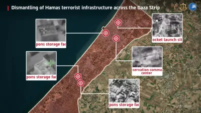 24-HOUR BLITZ: IDF Says It Wiped Out Five Hamas Sites Across Gaza