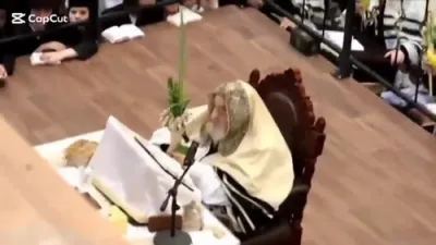 Hoshana Rabba by the Vizhnitzer Rebbe Shlit"a