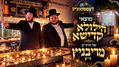 Destination &mdash; Following the holy yahrtzeit of the Ribnitzer Rebbe, zt"l.