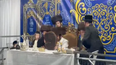 Simchas Beis Hashoeiva by the Kretchnif Kfar Ata Rebbe Shlit"a During Chol HaMoed