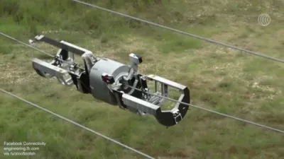 90 MINUTES, ONE KILOMETER: Robot Aims To Install Fiber Overhead At Fraction Of Cost