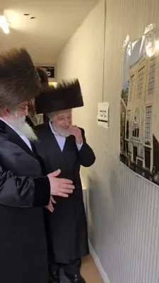 Hagaon Hatzaddik Avad Berzhan Shlit"a Visits the Liska Rebbe Shlit"a