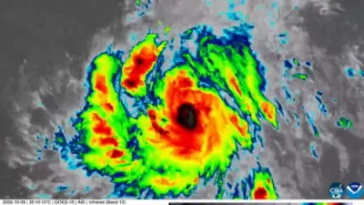 MONSTER OFFSHORE: Category 4 Hurricane Simon Rages Off Mexico Coast