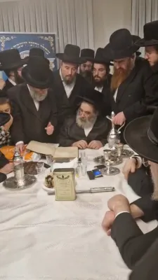 Kabbalas Panim Last Night in Yerushalayim for the Toldos Yehuda Rebbe Shlit"a by Kollel Chibas Yerushalayim