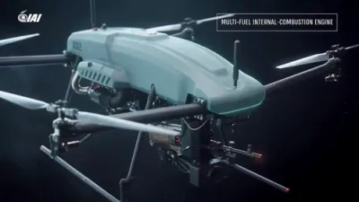 THREE HOURS OF FIREPOWER: Israel's Armed Drone Hovers Over Simulated Battlefield