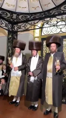 Heartwarming Chuppah and Lively Chasunah of the Daughter of Reb Yaakov Eliezer Shisha Shlit"a After His Miraculous Recovery From the Machla