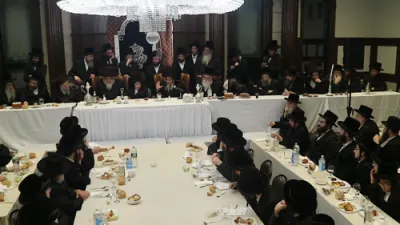 Simchas Bar Mitzvah of a Grandson of the Skulener Rebbe of Lakewood Shlit"a