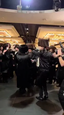 HaRav Yitzchak Meir Morgenstern Seen Dancing at Wedding of R' Aharon Bernstein's Daughter