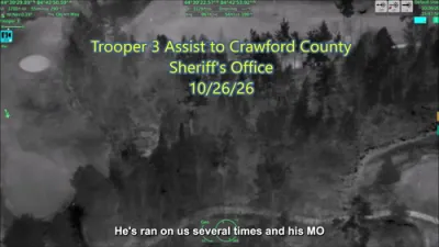 HEAT SIGNATURE GIVES HIM AWAY: Michigan Helicopter Finds Escaped Inmate Hiding In Swamp