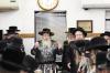 כ"ק אדמו"ר מטאהש שליט"א ביים טיש ר"ח אדר אין ביהמ"ד טאהש אין וויליאמסבורג