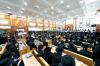 כ"ק אדמו"ר מסאטמאר שליט"א בתפילת שחרית ומסיבת לחיים מיט תלמידי הישיבות קטנות ד'סאטמאר וויליאמסבורג אין ביהמ"ד ברך משה דקיט"ל וויליאמסבורג