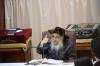 כ"ק אדמו"ר מסאטמאר שליט"א  בשיעור סוגיא פאר א קבוצה  תלמידי הישיבה ד'סאטמאר 