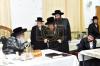 שמחת האירוסין פאר נכדת כ"ק מרן האדמו"ר מצאנז שליט"א צוזאמען מיטן' טיש לכבוד ל"ג בעומר 
