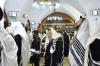 כ"ק אדמו"ר מפינסק קארלין שליט"א  ביי תפילת שחרית אין אתרא קדישא מירון 