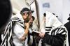 כ"ק אדמו"ר מפינסק קארלין שליט"א  ביי תפילת שחרית אין אתרא קדישא מירון 