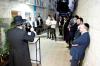 קביעת מזוזה אין די נייע קינדער גארטן פאר קינדער מיט ספעציעלע געברויכן דורך  "בלב אחד" אין ירושלים
