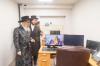 כ"ק אדמו"ר מסאטמאר שליט"א בקביעת מזוזה אין די ניי-פארגרעסערטע "גדר" פילטערינג הויפקואורטיר אין ב"פ