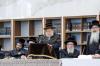 מעמד קביעת מזוזה פונעם נייעם בנין מרכז הכוללים דשיכון סקווירא - בילדער מאטי גרין 