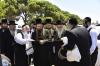 אדמורי"ם ורבנים ביי קצירת חיטים לקראת יו"ט פסח תשפ"א אין די בעקעריי פון טיב המצות 