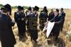 אדמורי"ם ורבנים ביי קצירת חיטים לקראת יו"ט פסח תשפ"א אין די בעקעריי פון טיב המצות 