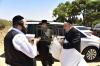 אדמורי"ם ורבנים ביי קצירת חיטים לקראת יו"ט פסח תשפ"א אין די בעקעריי פון טיב המצות 