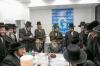 כ"ק אדמו"ר מסאטמאר שליט"א ביי קביעות מזוזה אין די נייע גדר לאקאל אין מאנסי