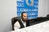 כ"ק אדמו"ר מסאטמאר שליט"א ביי קביעות מזוזה אין די נייע גדר לאקאל אין מאנסי
