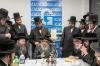 כ"ק אדמו"ר מסאטמאר שליט"א ביי קביעות מזוזה אין די נייע גדר לאקאל אין מאנסי