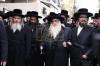 באזוך פון כ"ק אדמו"ר מצאנז שליט"א  בבית מדרשו בירושלים - צילום שמואל דריי