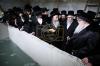 באזוך פון כ"ק אדמו"ר מצאנז שליט"א  בבית מדרשו בירושלים - צילום שמואל דריי
