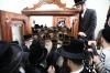 באזוך פון כ"ק אדמו"ר מצאנז שליט"א  בבית מדרשו בירושלים - צילום שמואל דריי