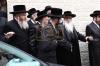 באזוך פון כ"ק אדמו"ר מצאנז שליט"א  בבית מדרשו בירושלים - צילום שמואל דריי