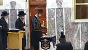 ערשטע חנוכה ליכט ביי כ"ק אדמו"ר מסדיגורא ירושלים שליט"א 