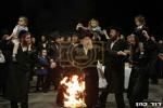 כ"ק אדמו"ר מפינסק קארלין שליט"א באתרא קדישא מירון 
