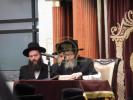 כ"ק אדמור מסקולען שליטא ביים אויפטרעטן אין מתיבתא עץ חיים ד'באבוב