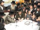 מעמד חנוכת הבית לרגל הרחבת בית המדרש וויזניץ אין אלעד 